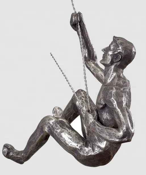 Мужские фигурки для скалолазания на стене