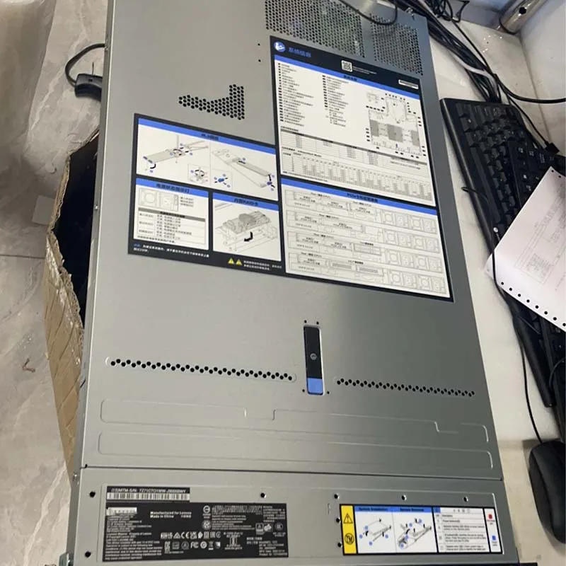 Original new server ThinkSystem SR650 V2 rack server 2u rack server Xeon Silver 4310 for network