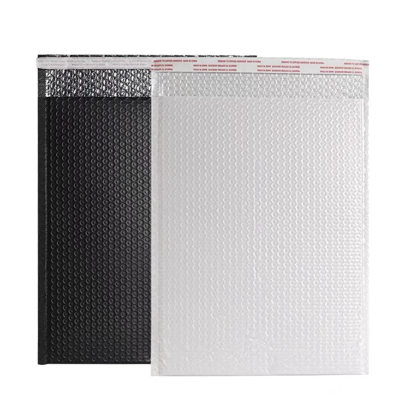 14X16+4CM Paper Bubble Envelopes Padded Mailer Bag Black Bubble Mailer Bags Logo Small Bubble Mailer Shipping Envelopes Bag