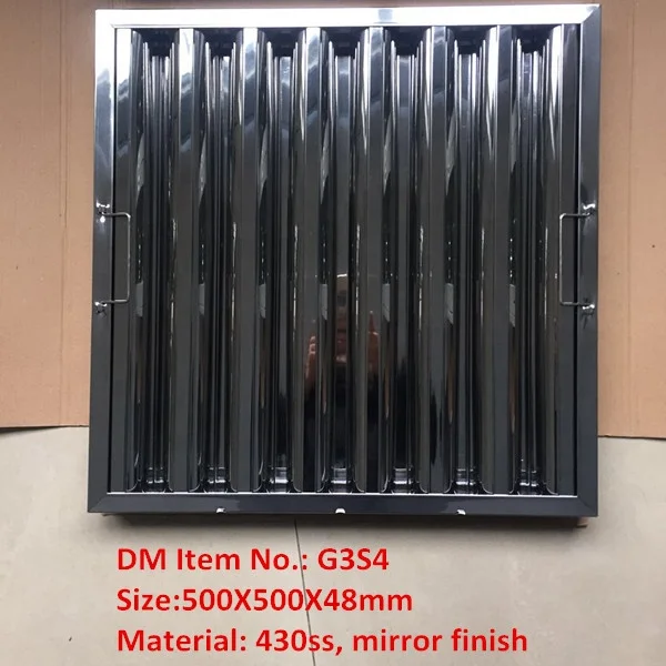 
Strong Grease Lock Commercial Kitchen SS Grease Filters 