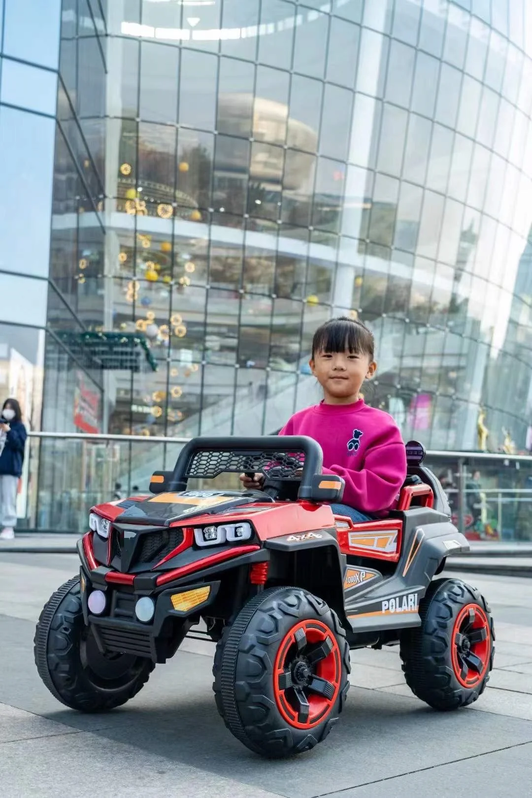 High quality children can ride 12v7 power motor electric toy car four-wheel off-road kid toy car