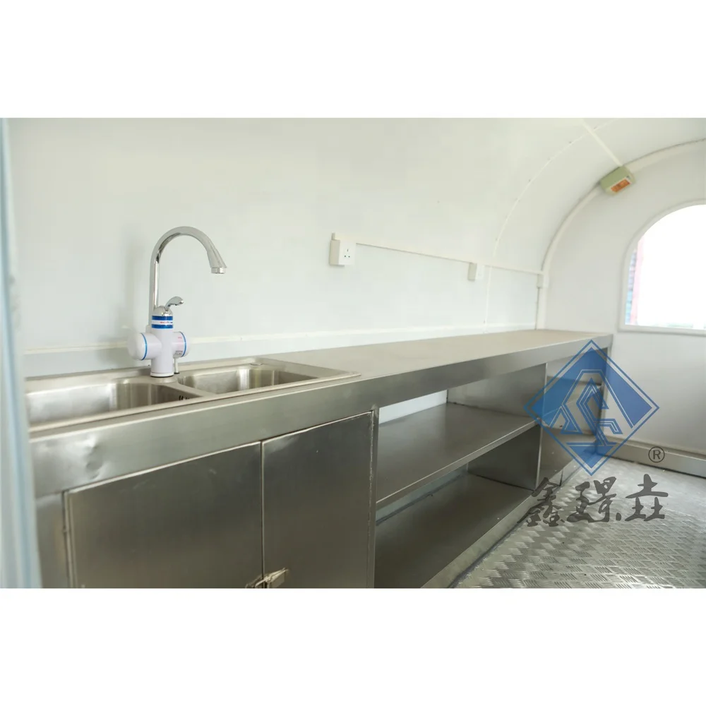 Cute food truck moto food shop mobile food truck bright colors