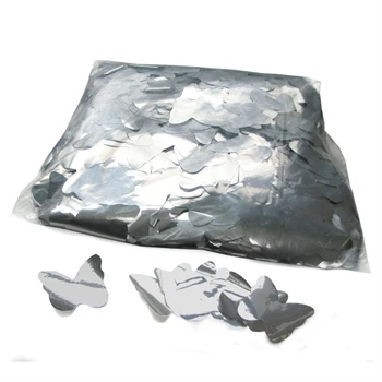 gold silver bulk color shape flame proof Eco friendly colorful paper metallic confetti butterfly for wedding party decoration