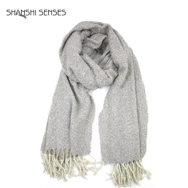 Chunky Pashmina Scarf 100% Polyester Shawl Scarf