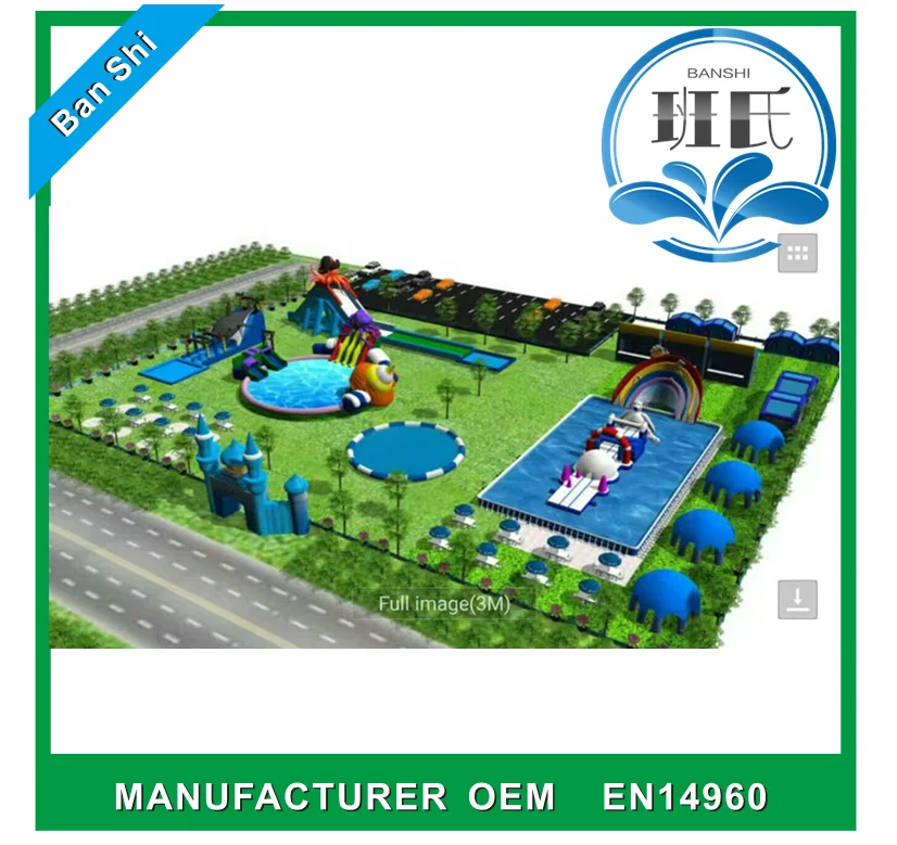 Guangzhou Manufacturer Outdoor Inflatable Amusement Park Equipment