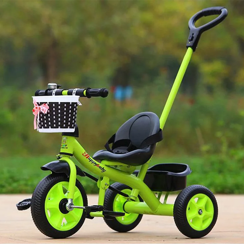 Baby Stroller With Push Handle For Summer Travel Baby Stroller Summer Tricycle Kids Tricycle Bike Wholesale