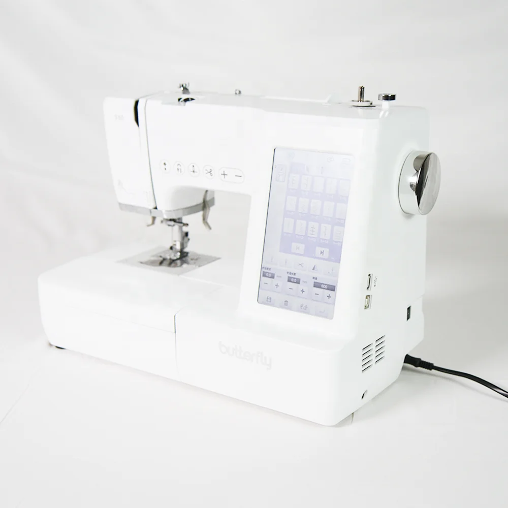 Hot-selling Products Butterfly X60 Automatic Cutting Single Head T Shirt Family Embroidery Sewing Machine
