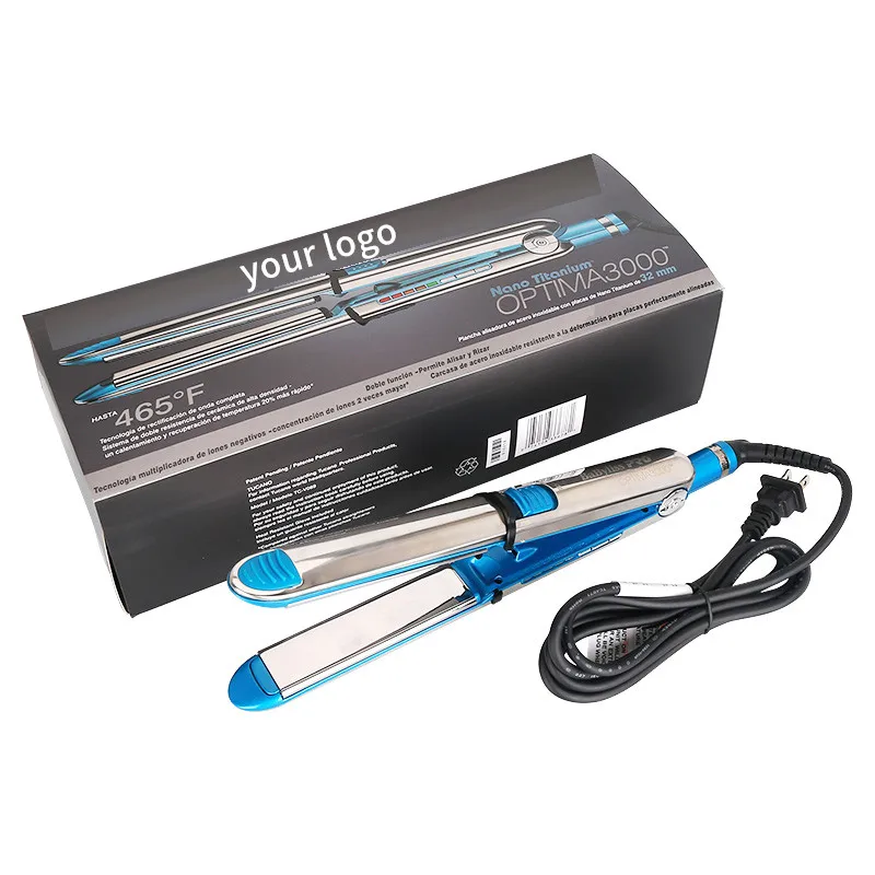 
Factory price nanoTitanium Flat iron Professional hair straightener private label flat iron LYXC-07 