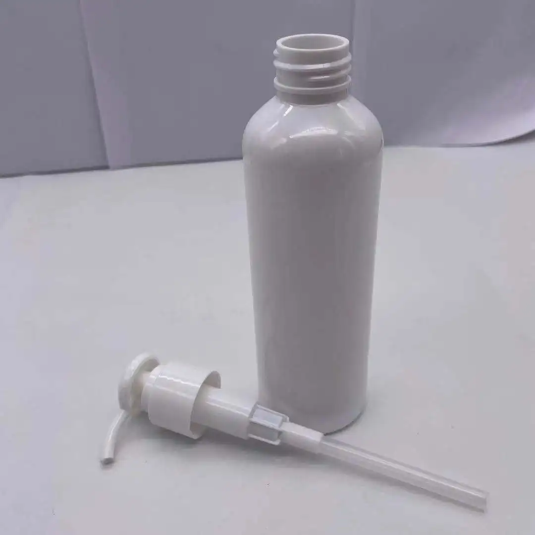 Plastic 100ml soap hand bottle Plastic 100cc PET lotion pump bottle Customzied PET bottle with pump sprayer