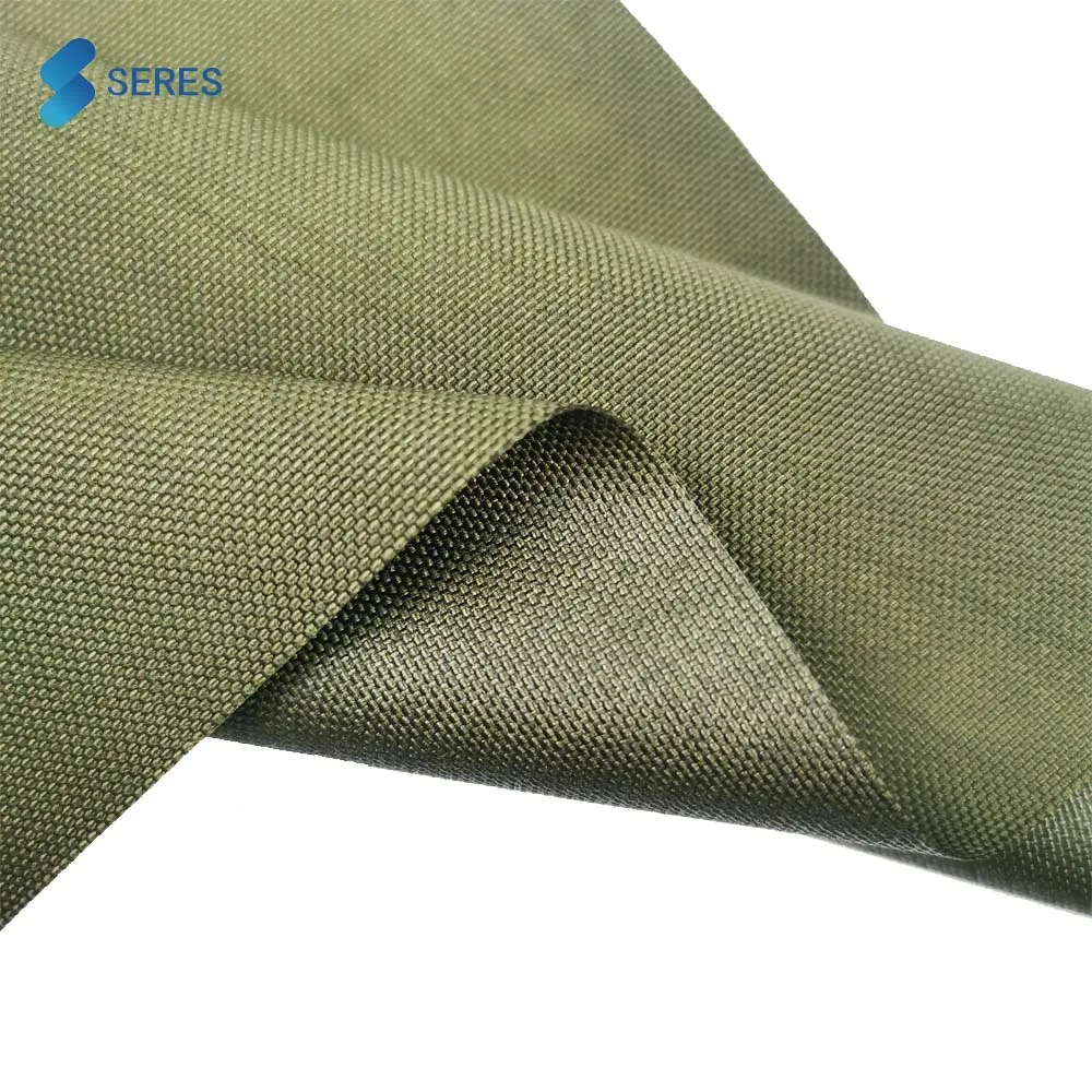 READY STOCK PU coated 1000D waterproof olive color  nylon cordura fabric