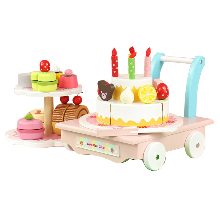 Multifunctional DIY birthday cake toy Education kitchen toys kids pretend game best-selling magnetic educational toys