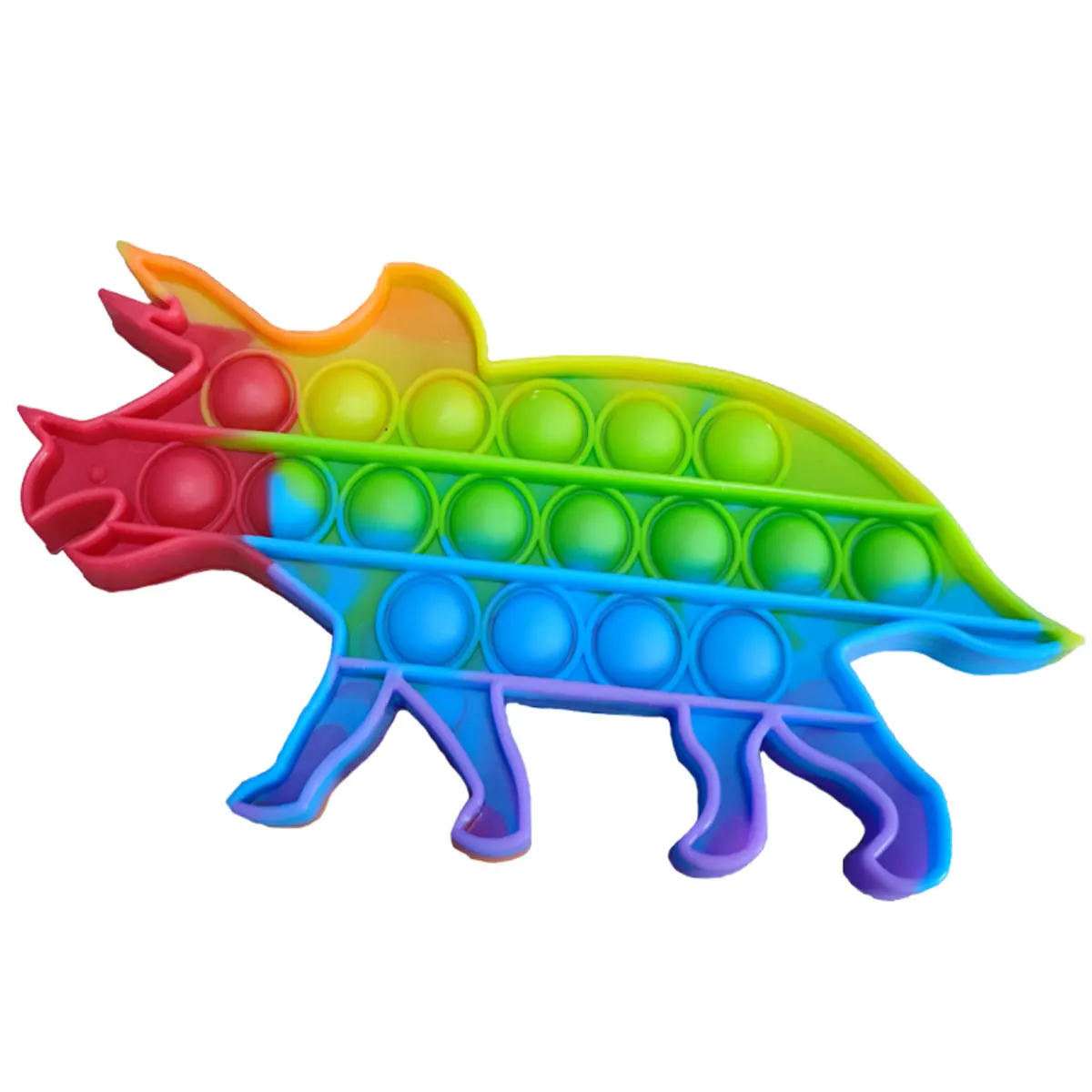 Pop Fidget Toys Unicorn and Dinosaur Push Pop Bubble Sensory pointless Game Poppi Toys Kits  for Kids Adults stress relief fidget pop toys