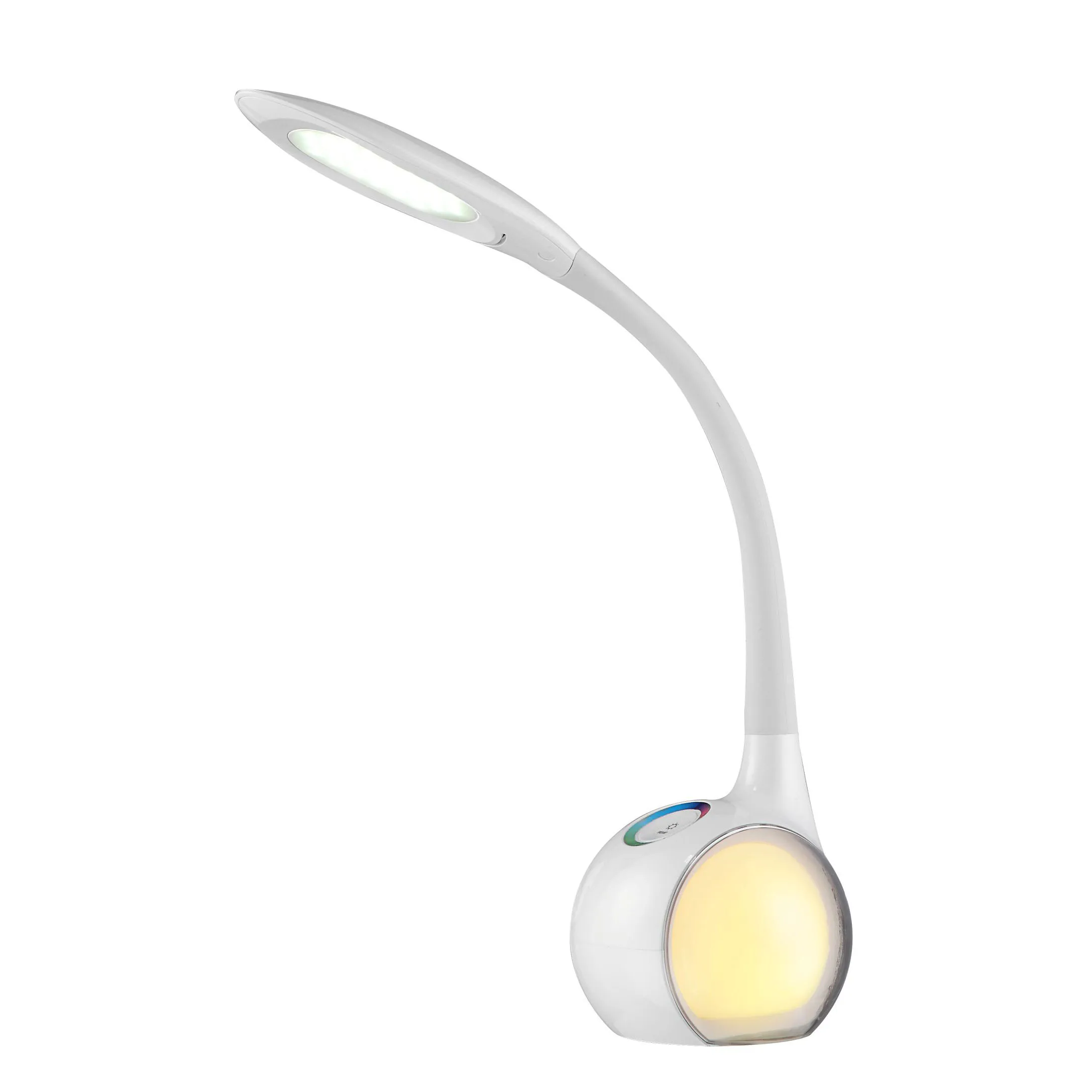 Hot Sell Flexible Neck Eye Protection Energy Saving Led Desk Reading Light Touch Dimmer RGB Color Change Decoration Table Lamp