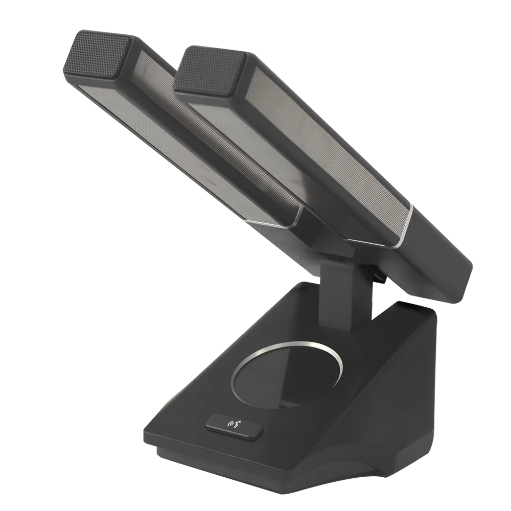 LCD display touch screen Dual Rods Desktop discussion Voting microphone for conference room audio system