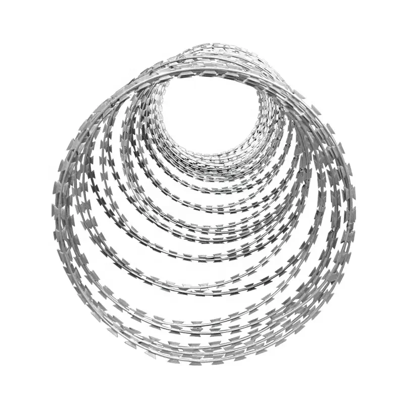 Low price 4-Point High-Tensile Galvanized Steel Barbed Wire Barbed Wire Fencing Razor Barbed Wire