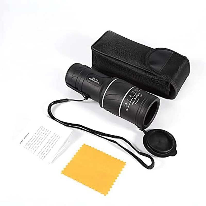 16X52 High Power Portable Monocular Telescope with Tripod Plastic Outdoor Telescope Monocular for Wholesale Price