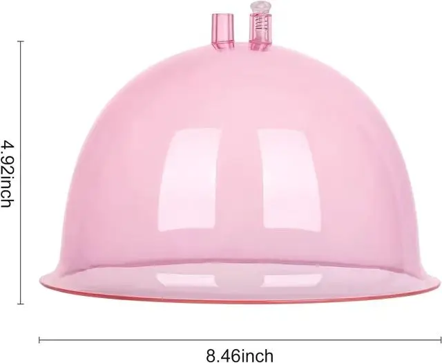 Buttocks Vacuum Cups 210 mm Breast Enlargement Vacuum Therapy Cupping One Pair Butt Suction Lifting Cups With Y-Hose