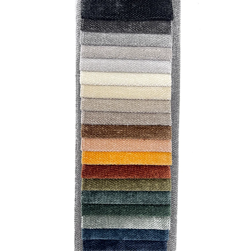 Wholesale Chenille Sofa Fabric New Manufacture Sofa Furniture Fabric Upholstery Plush Chenille Fabric