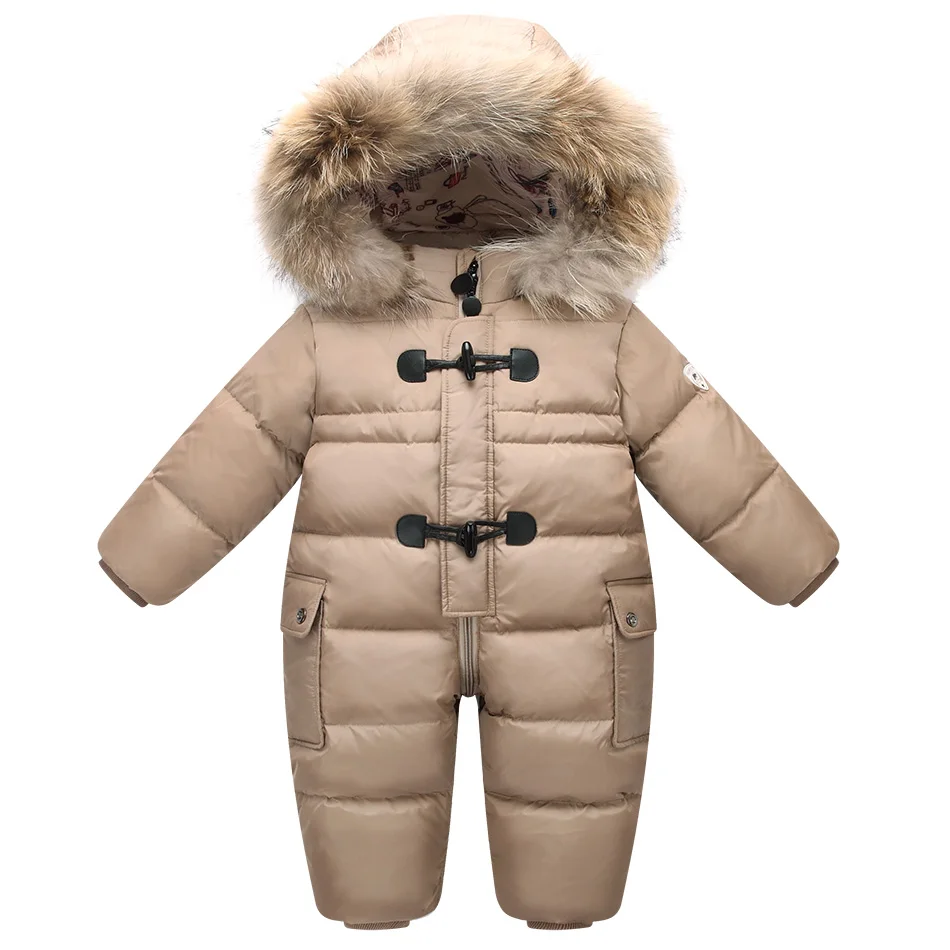 
Brand winter baby coat snowsuit , 90% duck down jacket for girls coats Winter Park for infant boy snowsuit snow wear 