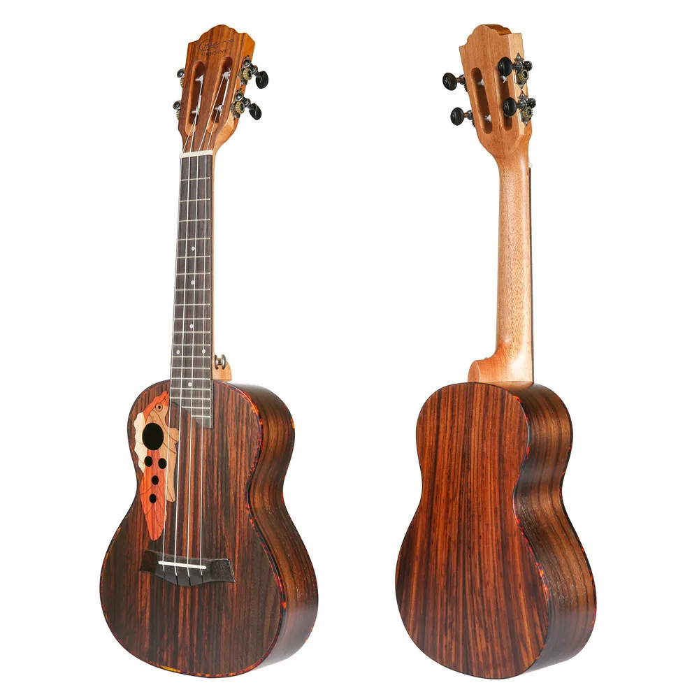 Hricane Concert Ukulele 23 Inch rosewood Ukuleles for Beginners with Gig Bag Strings