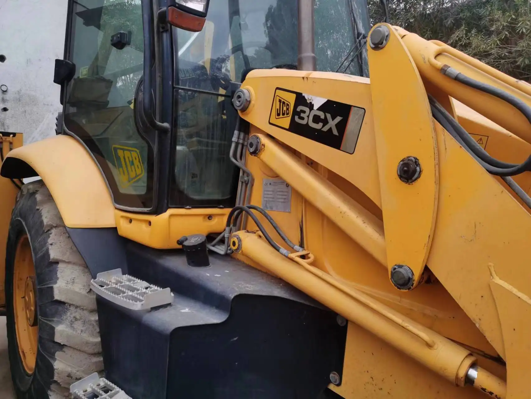 Б/у экскаватор-погрузчик JCB 4CX Франция б/у 3CX низкая цена экскаваторы-погрузчики на продажу