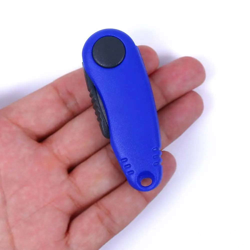 12CM Foldable Fishing Scissors Fishing Line Cutter Shrimp-shaped Stainless Steel Scissors