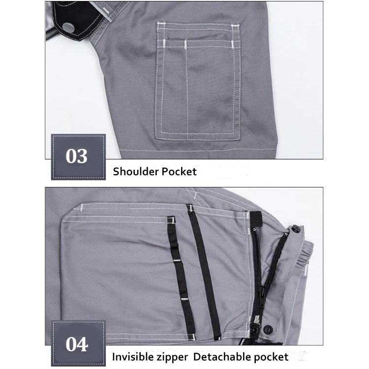 EN1149 Anti-static Heat-Protection Clothing Reflection Welding Work Uniform Craftsman Utility Workwear coat Trousers sets