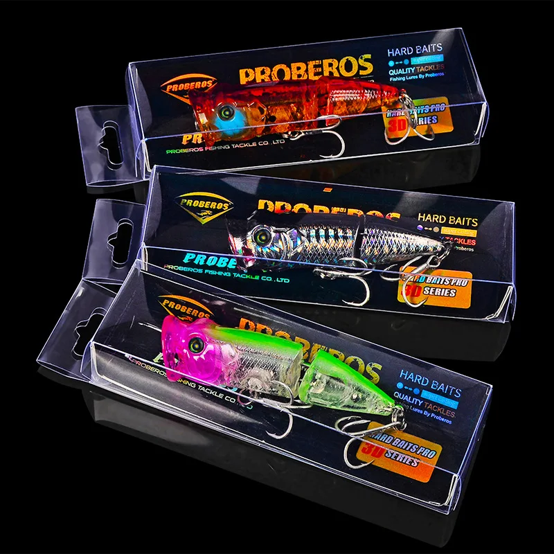 Fishing Lures Wholesale 11.5g 8cm Floating Popper Lure Top Water Hard Artificial Bait Sea Bass Fishing Pesca