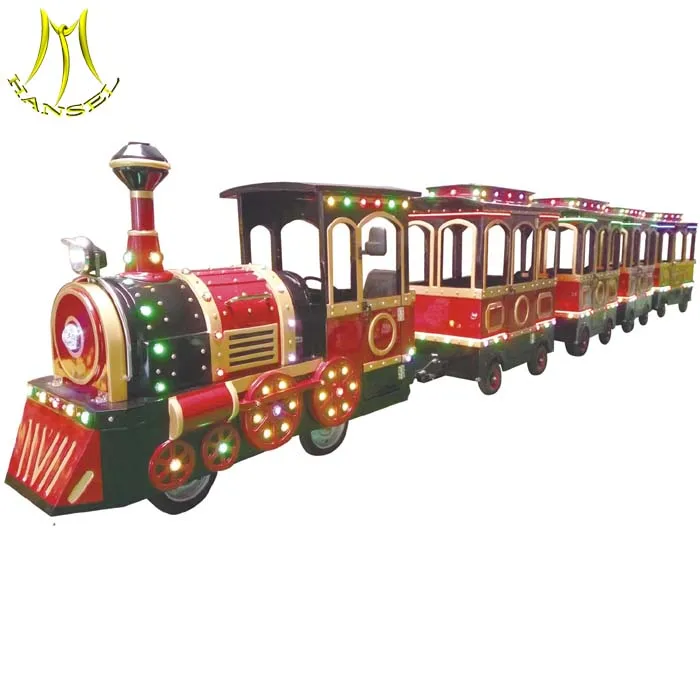 Hansel Amusement park children play games trackless ride on train kids toy