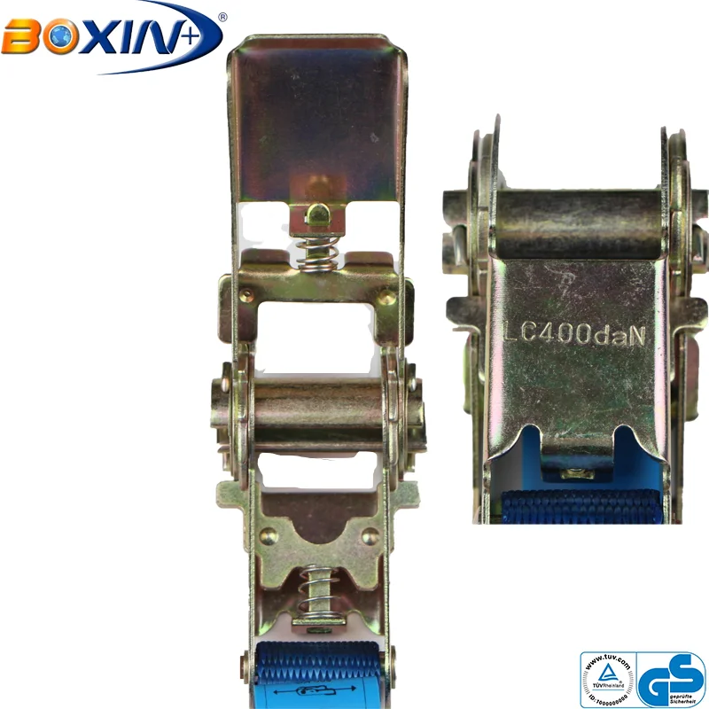 Polyester Belt Material Cargo Lashing Strap Ratchet Tie Down