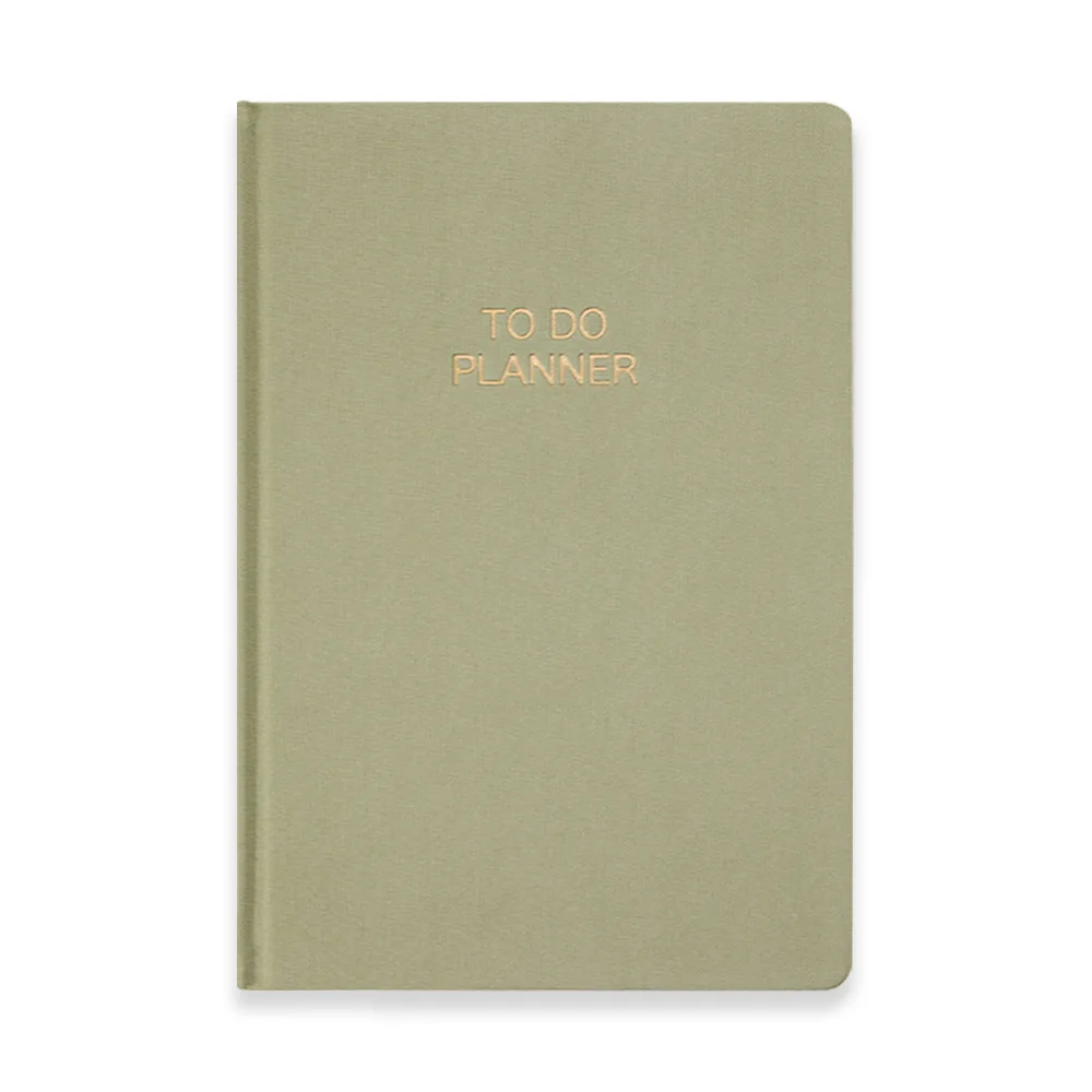 2024 Dated Promotion Supplies Linen Fabric Cloth Hardback Cover Customizable Diary Notebooks Wholesale