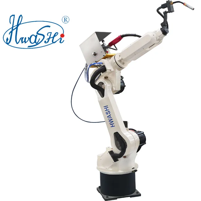 HWASHI Servo Motor Type Industrial TIG Welding Robot With Optional Wire Feeder