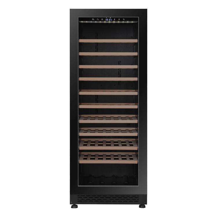 VI55S China High Quality Free-standing or Built-in Automatic Electric Wine Bar Compressor Refrigerator 54 Bottles Wine Cooler