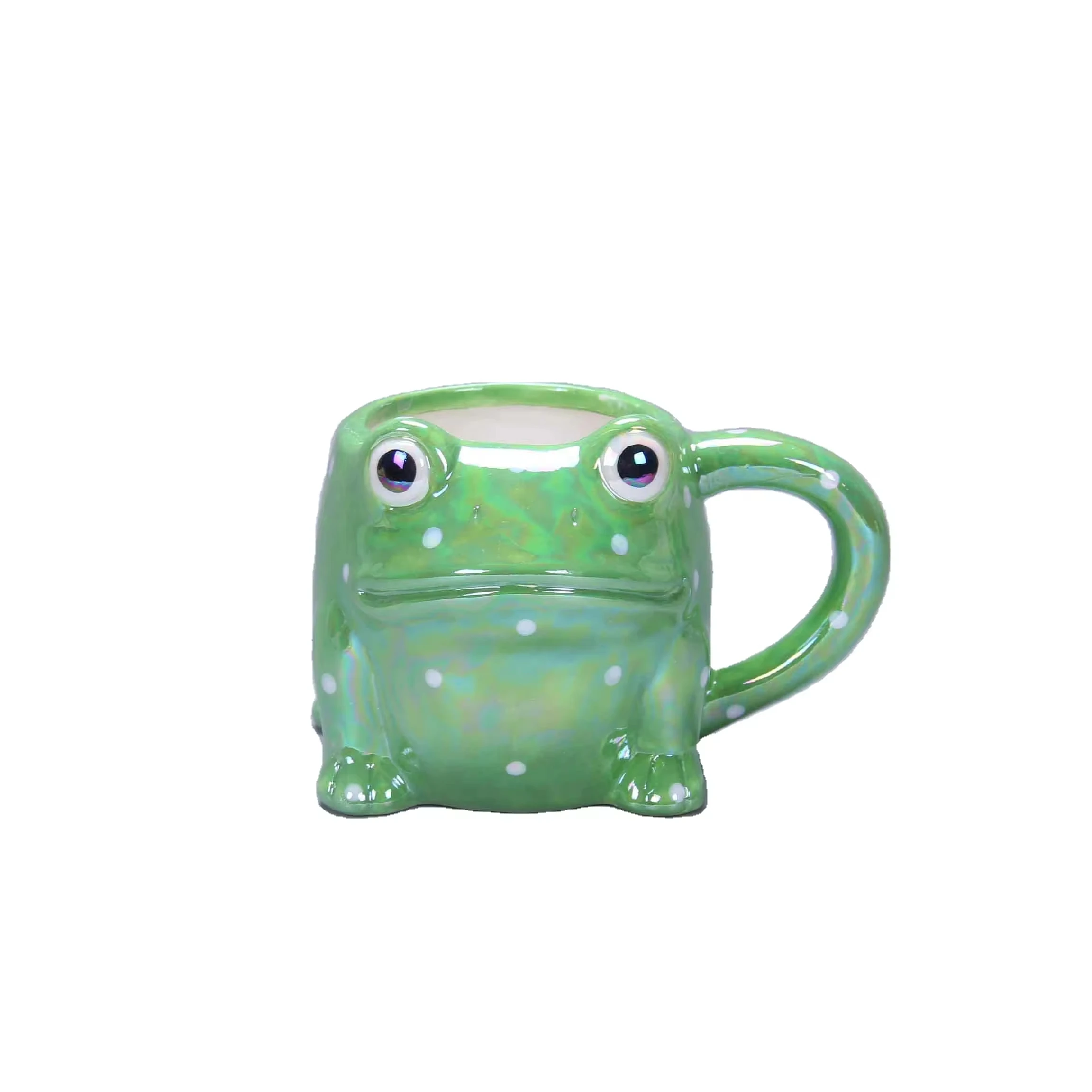 Frog shaped ceramic mug Ceramic Mug for Coffee  animal tea cups ceramic water bottle