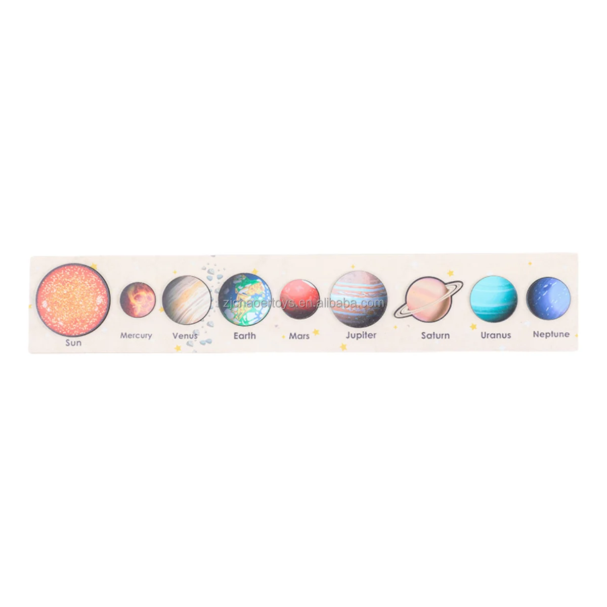 NEW Solar System Space Planet Montessori wooden board puzzle games kindergarten educational toys for kids boys and girls