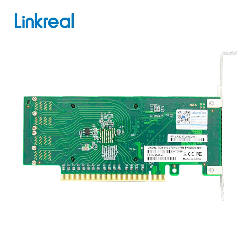 LRNV9347-4I PCIe 3 0x16 до 4 x U.2 (SFF-8643) NVMe переключатель карты
