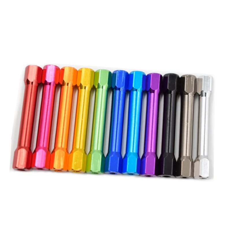 M3 Double-headed Hexagonal Aluminum Column Ultra-light Aluminum Spacer Pillar Standoff Post Rod for Frame RC Drone Aircraft