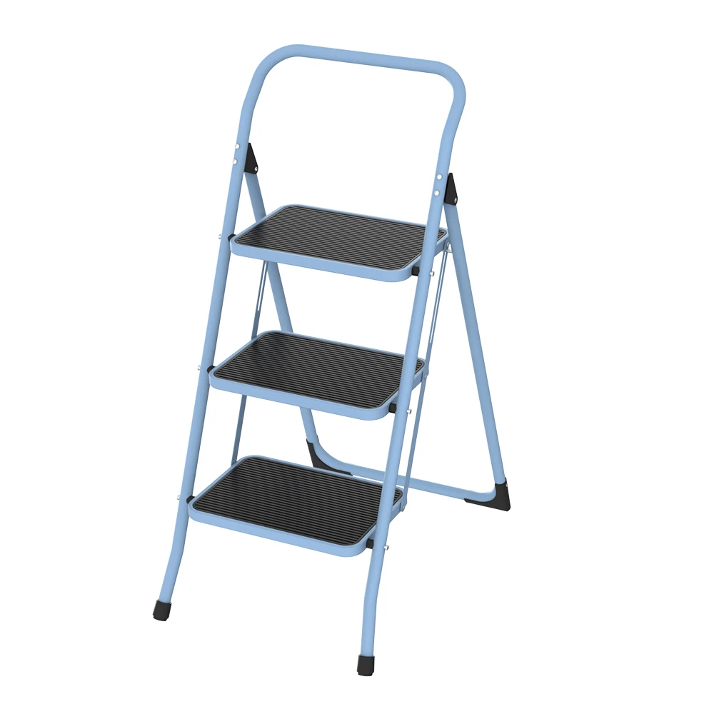 150 кг максимальная нагрузка 2-3 ступени складная стальная платформа Лестница переносная домашняя ступенька с широкими ступеньками