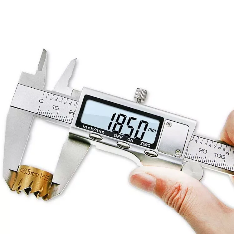 Stainless steel vernier caliper Thickness Gauge  Measuring Tool 150mm 200mm Micrometers Stainless-Steel Digital Vernier Calipers
