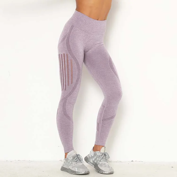 
Gym Hip Fitness Good Fit Pants Elastic Tight Yoga Pants Leggings Quick Dry Sweat Absorbent Breathable Sports Trousers 