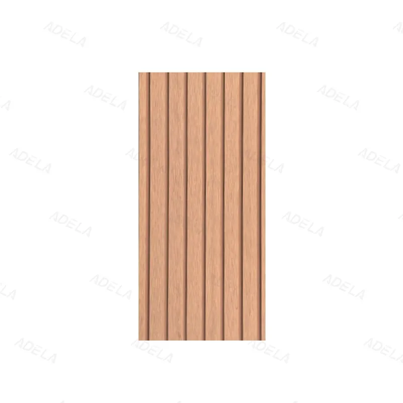 High density decorative fluted boards wall cladding wpc outdoor wall panel