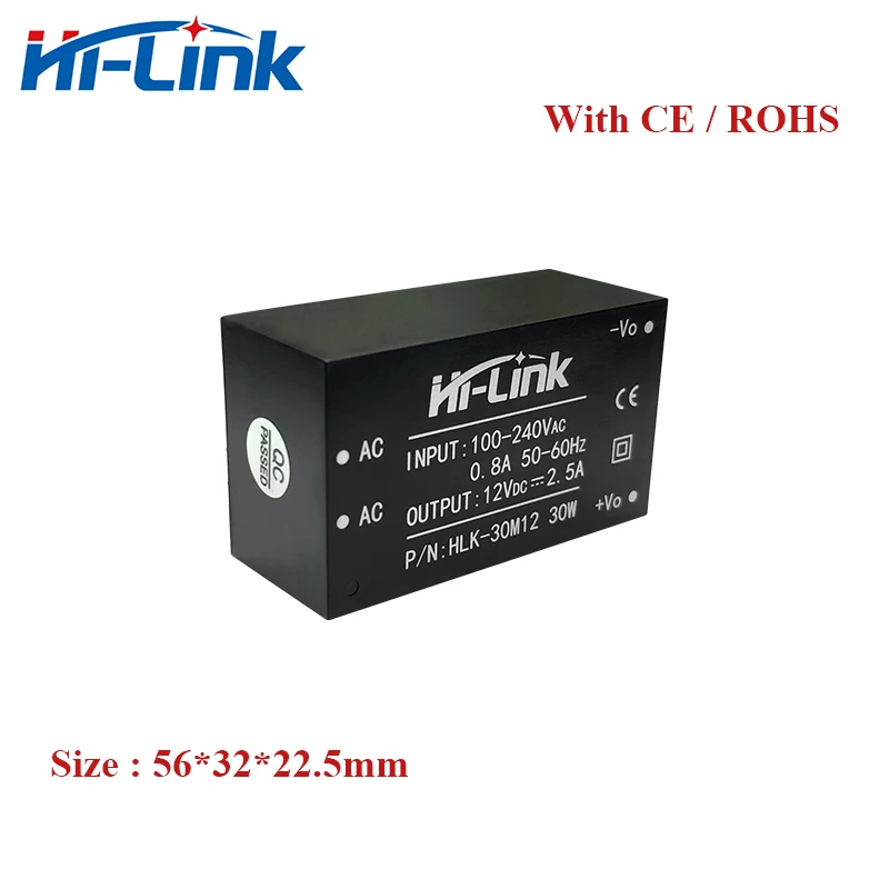  AC DC 12V интеллигентая (ый) силовой модуль 30W HLK-30M12 с логотипом по индивидуальному