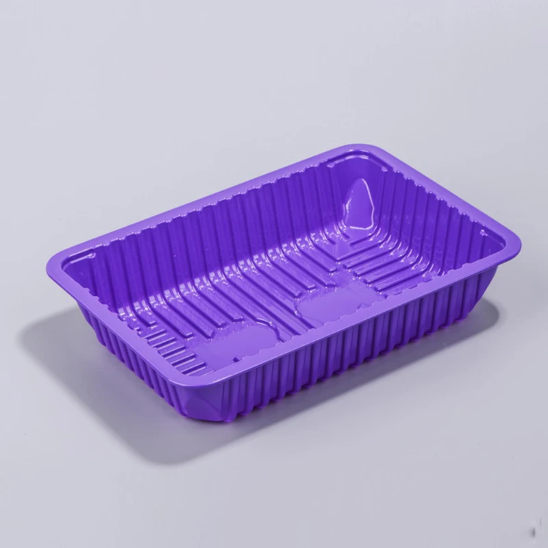 Customized  PET  Tray Food Grade Plastic PET Trays For meat Food Packaging Container