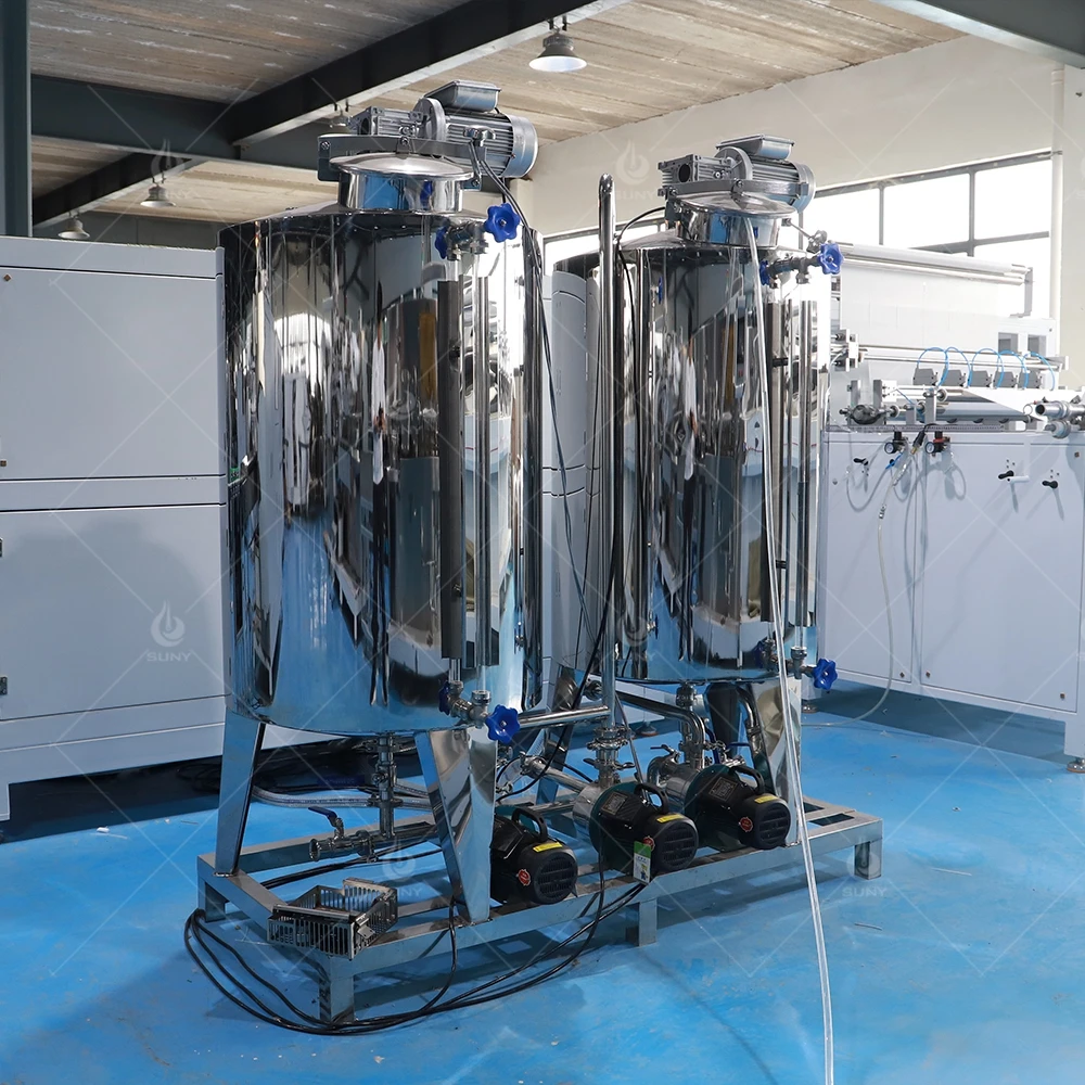 Full Automatic 50Pcs Package Wet Wipes Raw Material Manufacturing Machinery Cleaning Wipes Equipment Supplier