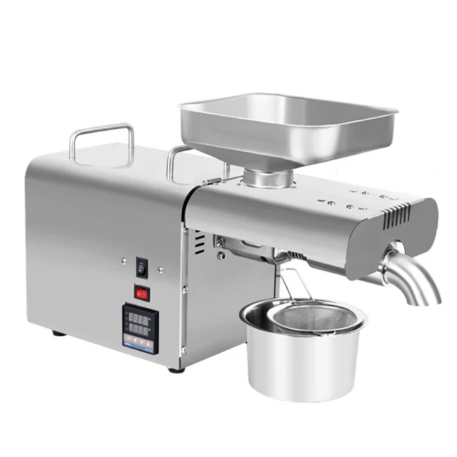 Full Automatic Household Mini Machine Small Palm Expeller Sesame Olive peanut seed  Oil Presser