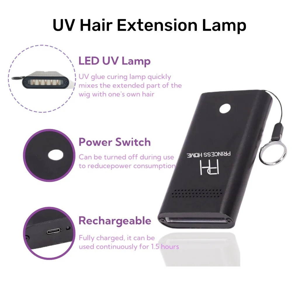 Custom Logo UV Light Hair Extension Machine Faster Extension and Easy Reuse UV Light Gule and Remove Machine