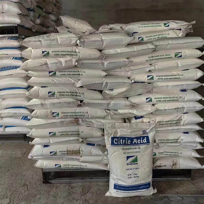 China Good Price Food Additives Bulk 25KG Bag Food Grade Acide Citric E330 Citric Acid Anhydrous Monohydrate Powder Citric Acid