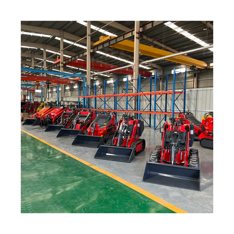 Free shipping EPA CE cheap mini skid steer loader manufacturer weight 1 ton skid steer loader mini attachments skid steer