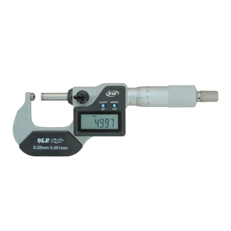 Digital spherical anvil tube micrometers