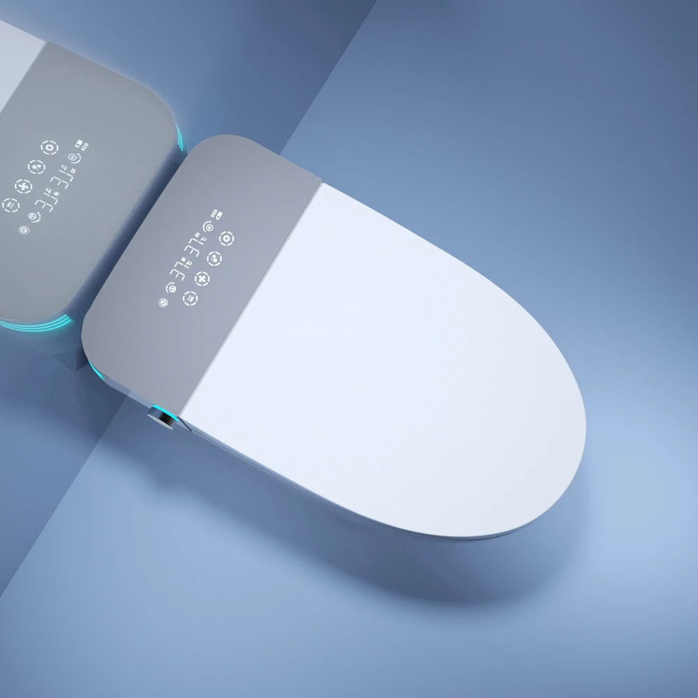 luxury style sanitary ware ceramic auto sensor one piece smart toilet intelligent toilet